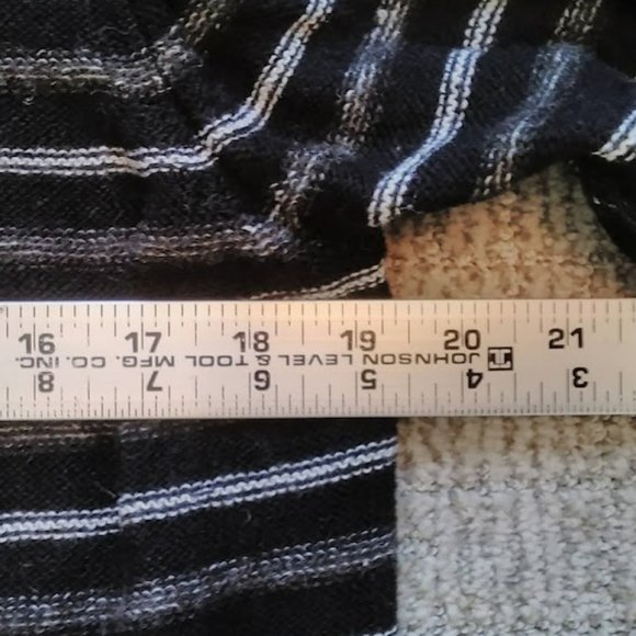 AB Studio Black & White Cardigan Sweater - Picture 4 of 6